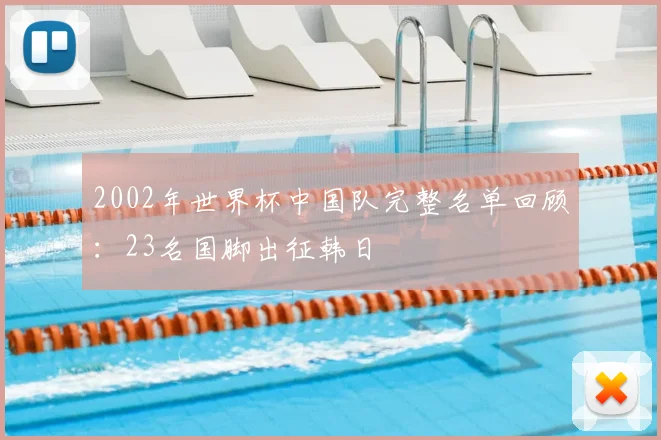 2002年世界杯中国队完整名单回顾:23名国脚出征韩日